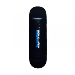 Shape April Skateboards Ap Print Logo Black